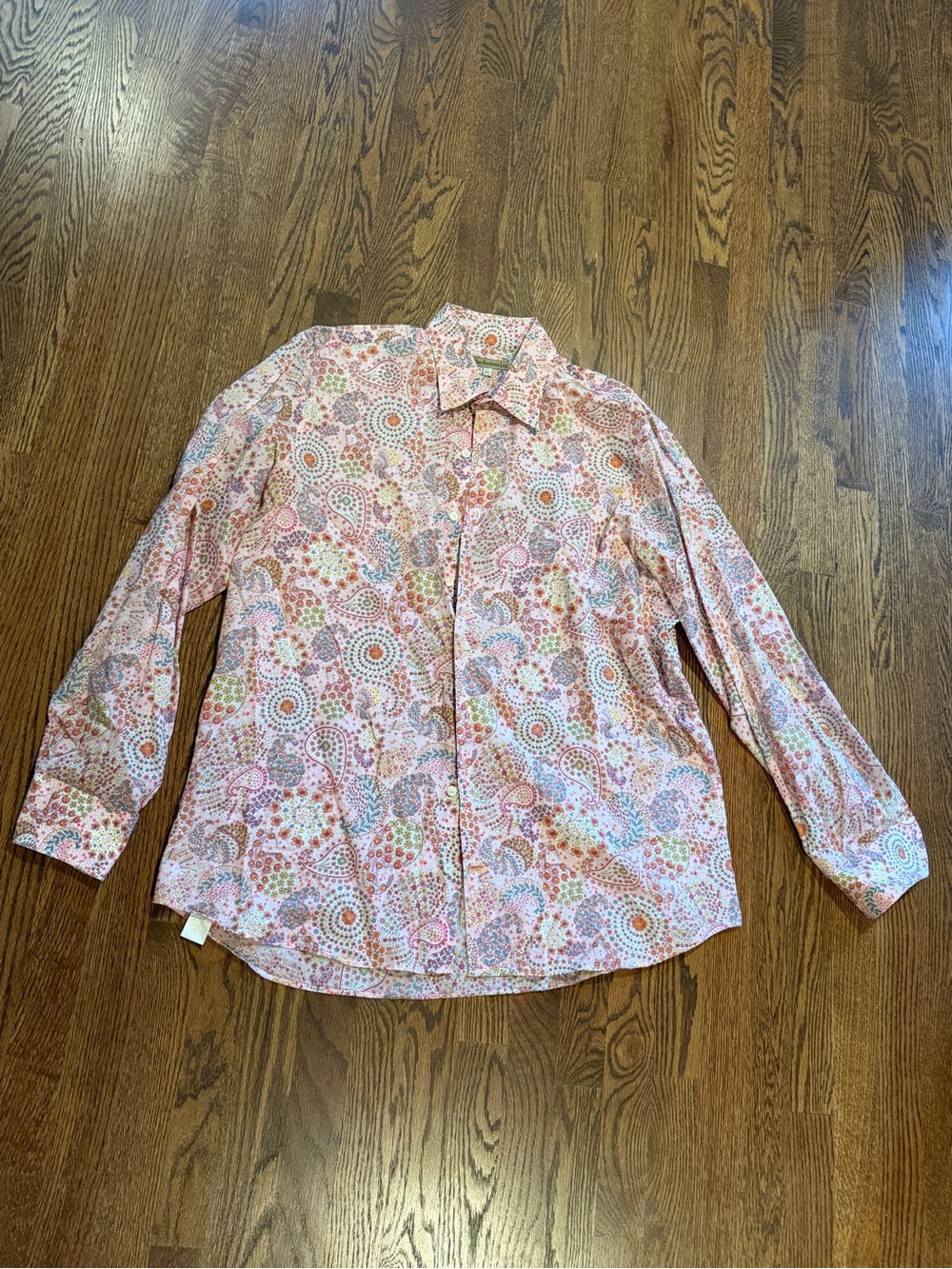 Miller Brothers Ltd. Men’s XL Floral Button-Down Shirt – Multicolor Print